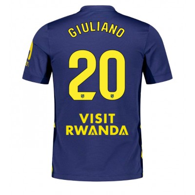Maglie da calcio Atletico Madrid Giuliano Simeone #20 Seconda Maglia 2025-26 Manica Corta Maglie da calcio Atletico Madrid Giuliano Simeone #20 Seconda Maglia 2025-26 Manica Corta